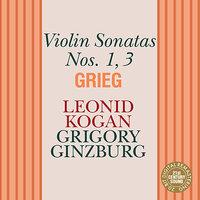 Grieg: Sonatas for Violin and Piano No. 1 & 3