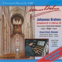 Johannes Brahms: Sinfonie No. 4, Grosse Orgel, Saint Marien zu Lübeck