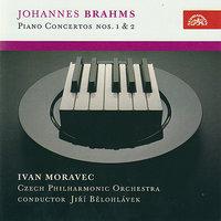 Brahms : Piano Concertos No. 1 in D minor and No. 2 in B flat major / Moravec, CPO/ Bělohlávek