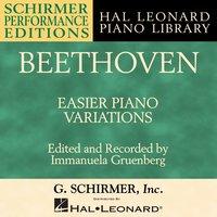 Beethoven: Easier Piano Variations