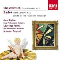Shostakovich & Bartok:Piano Concertos/Sonata for 2 pianos & percussion