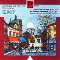 L'Ecole de Paris: Tansman, Harsanyi, Martinu; Kammerensemble de Paris, dir. Armin Jordan
