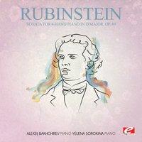 Rubinstein: Sonata for 4-Hand Piano in D Major, Op. 89