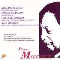 R. Strauss, Chausson, Brahms, Sibelius: Pierre Monteux Conducts