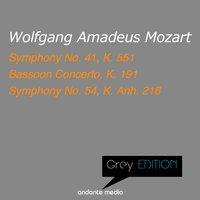 Grey Edition - Mozart: Symphony No. 41, K. 551 & Symphony No. 54, K. Anh. 216