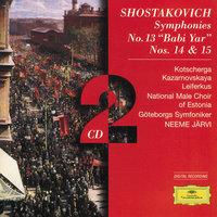 Shostakovich: Symphonies Nos.13 "Babi Yar", 14 & 15