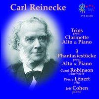 Reinecke: Trios pour clarinette, alto & piano,  3 Phantasiestücke pour alto & piano