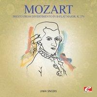 Mozart: Presto from Divertimento in B-Flat Major, K. 270