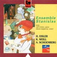 Hanns Eisler – Kurt Weill – Arnold Schoenberg
