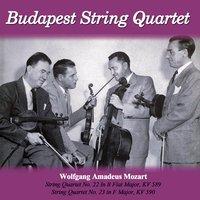 Wolfgang Amadeus Mozart: String Quartet No. 22 In B Flat Major, KV 589 - String Quartet No. 23 in F Major, KV 590