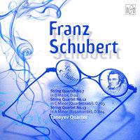 Franz Schubert.String Quartet No.7 in D, D.94 ; No.12 in C Minor (Quartettsatz), D.703 ; No.13 in A Minor, D. 804 ('Rosamunde')