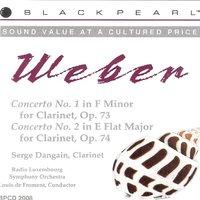 Weber: Clarinet Concertos