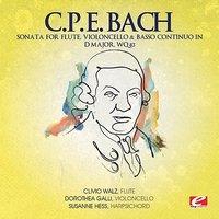 C.P.E. Bach: Sonata for Flute, Violoncello & Basso Continuo in D Major, Wq. 83