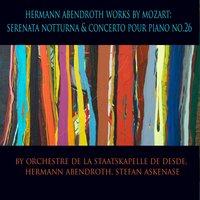 Mozart: Serenata notturna & concerto pour piano No. 26