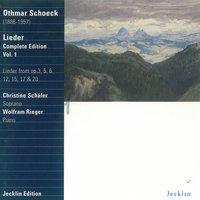 Othmar Schoeck: Lieder, Complete Edition, Vol. 1