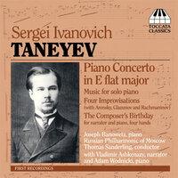 Taneyev: Piano Music