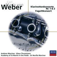 Carl Maria von Weber: Klarinettenkonzerte Nr. 1 & 2, Fagottkonzert