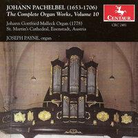 Pachelbel, J.: Organ Music (Complete), Vol. 10