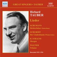 Tauber, Richard: Lieder (1919-1926)
