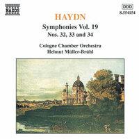 Haydn: Symphonies, Vol. 19 (Nos. 32, 33, 34)
