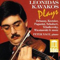 Violin Recital: Kavakos, Leonidas - Kroll, W. / Bazzini, A. / Kreisler, F. / Tchaikovsky, P. / Schubert, F. / Paganini, N. / Debussy, C.