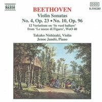 Beethoven: Violin Sonatas Opp. 23 and 96 / 12 Variations