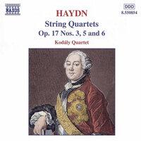 Haydn: String Quartets Op. 17, Nos. 3, 5 and 6