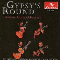 Guitar Quartet Arrangements - Byrd, W. / Praetorius, M. / Telemann, G.P. / Dowland, J. / Bull, J. (Gypsy's Round)