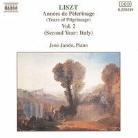 Liszt: Annees De Pelerinage, Vol.  2