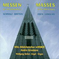 Schmalz, P.: Deutsche Marienmesse / Britten, B.: Missa Brevis / Eben, P.: Missa Adventus Et Quadragesimae