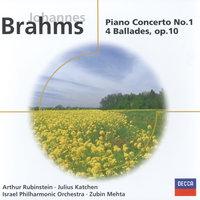 Brahms: Piano Concerto No.1 in D minor/4 Ballades, Op.10