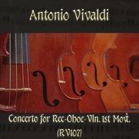 Antonio Vivaldi: Concerto for Rec-Oboe-Vln, 1st Mov't. (RV107)