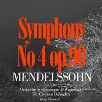 Mendelssohn : Symphony No. 4 In A Major, Op. 90, 'Italian'