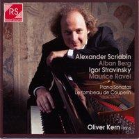 Alexander Scriabin, Alban Berg, Igor Stravinsky and Maurice Ravel : Piano Sonatas
