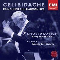 Shostakovich: Symphonies 1 & 9; Barber: Adagio for Strings
