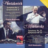 Shostakovich: Symphony No. 5 - Myaskovsky: Symphony No. 15