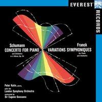 Schumann: Concerto For Piano, Frank: Variations Symphoniques