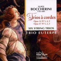 Boccherini : 6 trios à cordes op.14 & 47