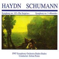 Haydn · Schumann: Symphony No. 103 "The Surprise" / Symphony No. 3 "Rhenish"