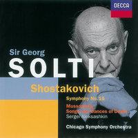 Shostakovich::Symphony No.15 /Mussorgsky: Songs & Dances of Death etc.
