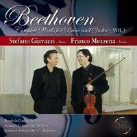 Beethoven: Complete Works for Piano and Violin, Vol. 3