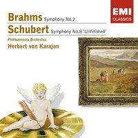 Brahms: Symphony No.2 Op.73 / Schubert: Symphony No.8 D.759, 'Unfinished'