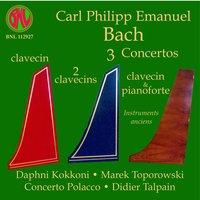 C. P. E. Bach: 3 Concertos sur instruments anciens