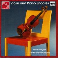 Violin and Piano Encores