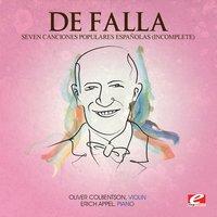 De Falla: Seven Canciones Populares Españolas (Incomplete)