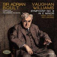 Vaughan Williams: Symphony No. 9 in E Minor - The 1958 Debut Recording