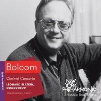 Bolcom: Clarinet Concerto (Recorded 1992)
