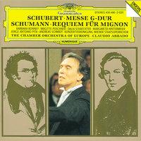Schubert: Mass In G Major, D. 167; Tantum Ergo In E Flat Major, D. 962; The 23. Psalm In A Flat Major, D. 706, Op. Posth. 132 / Schumann: Requiem For Mignon, Op. 98b