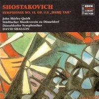 Shostakovich: Symphony No. 13 "Babij Jar"