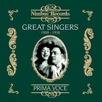 Great Singers, Vol. 1 (Recorded 1909-1938)